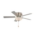 Perfecttwinkle Expo 42 in. Flushmount Ceiling Fan - Satin Nickel PE31222